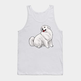 Dog - Pyrenean Mountain Dog - White Tank Top